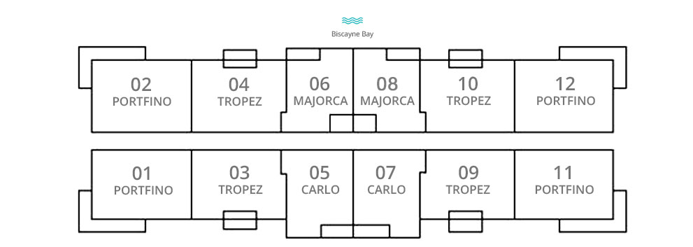 yacht club at portofino floor plans